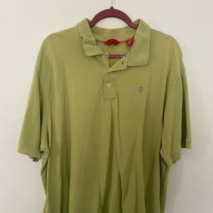 Green Izod polo